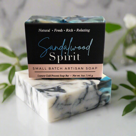 🪵 Sandalwood Spirit Soap – Cold Process Artisan Bar