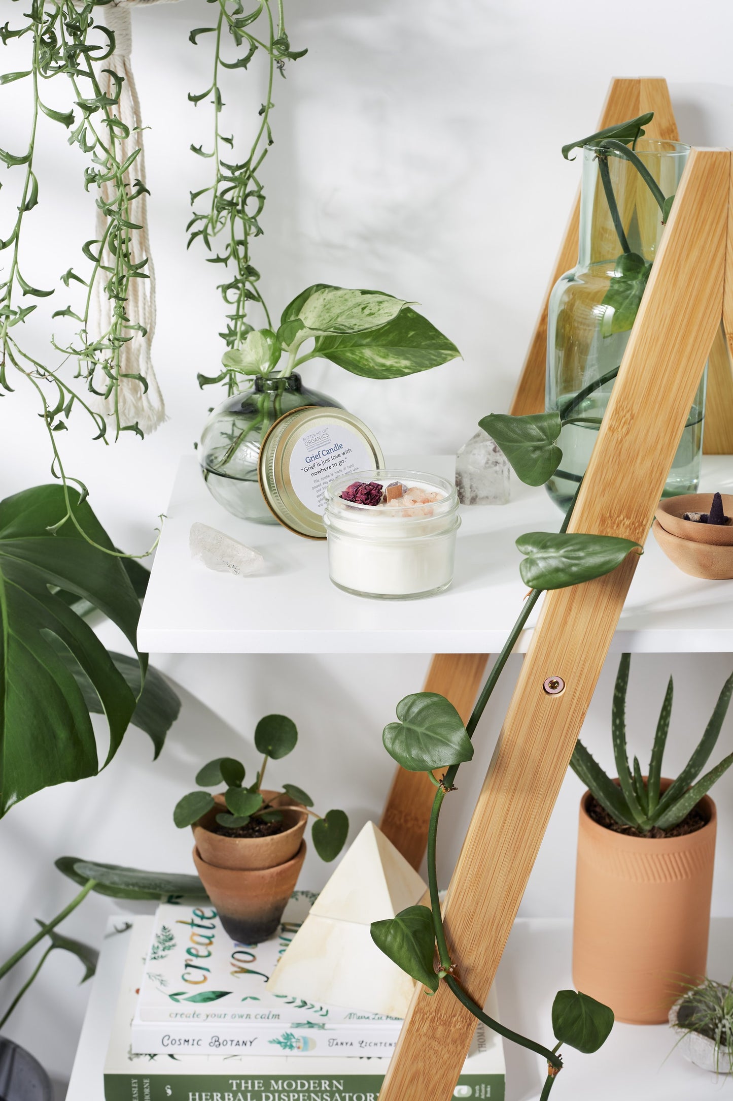 Grief Candle / Intention Candle – Hand-Poured Soy Wax with Essential Oils