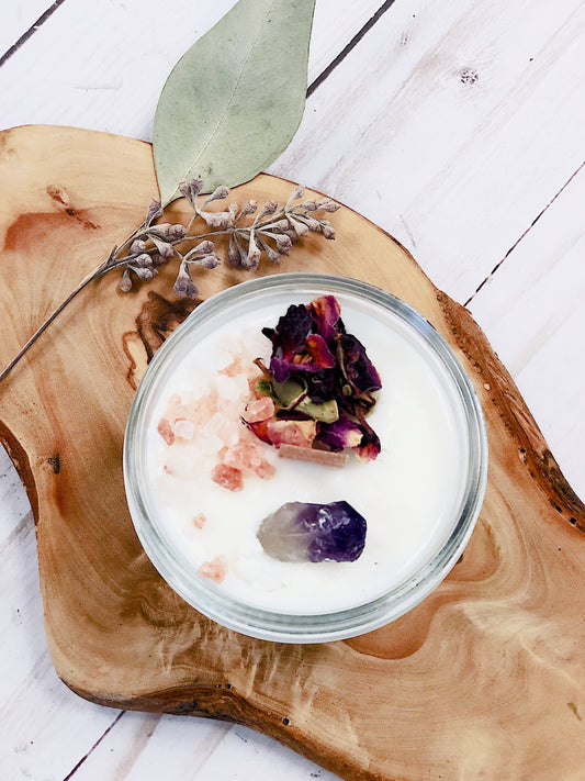 Grief Candle / Intention Candle – Hand-Poured Soy Wax with Essential Oils