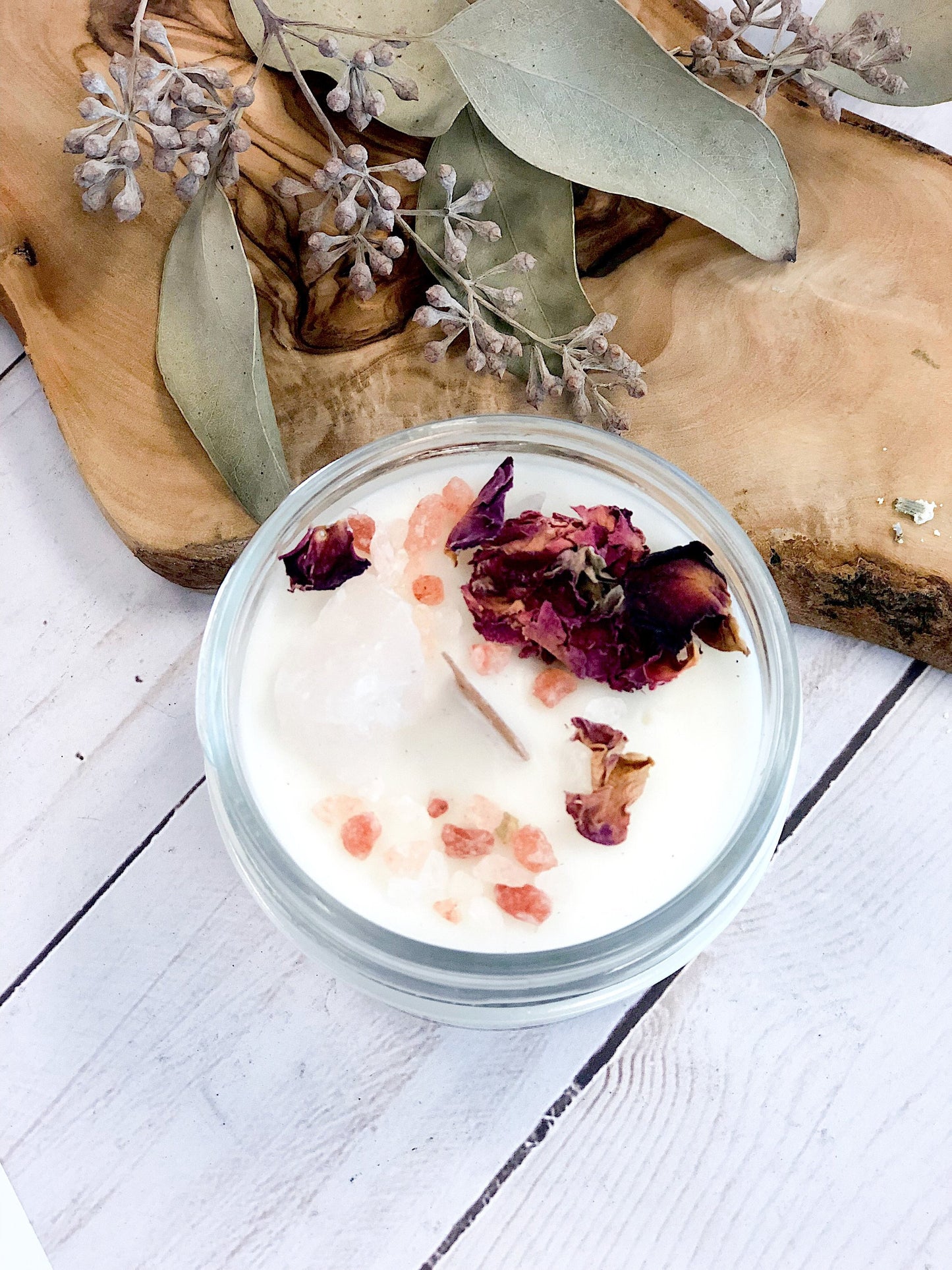 Love + Heart Healing Candle – Intention Soy Wax Ritual Candle
