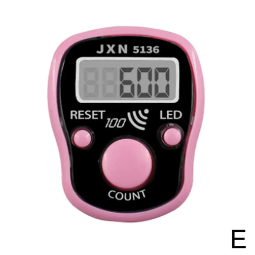 Handheld Electronic Counter Tasbeeh Finger Digital Bead Timer LCD