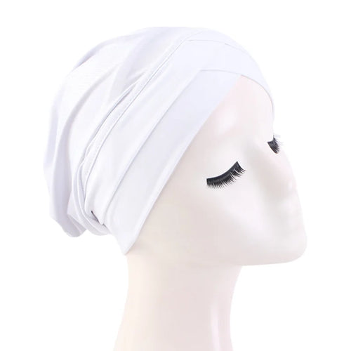 New Women cross muslim hijab inner hat Islamic UnderScarf Arab Wrap