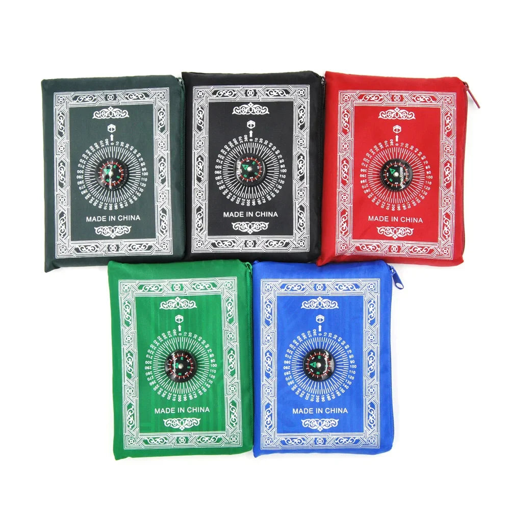 Portable Prayer Pocket Prayer Rug Islamic Gift Muslim Waterproof
