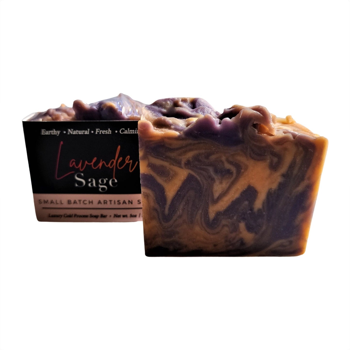 🌿 Lavender Sage Soap – Handmade Vegan Soap