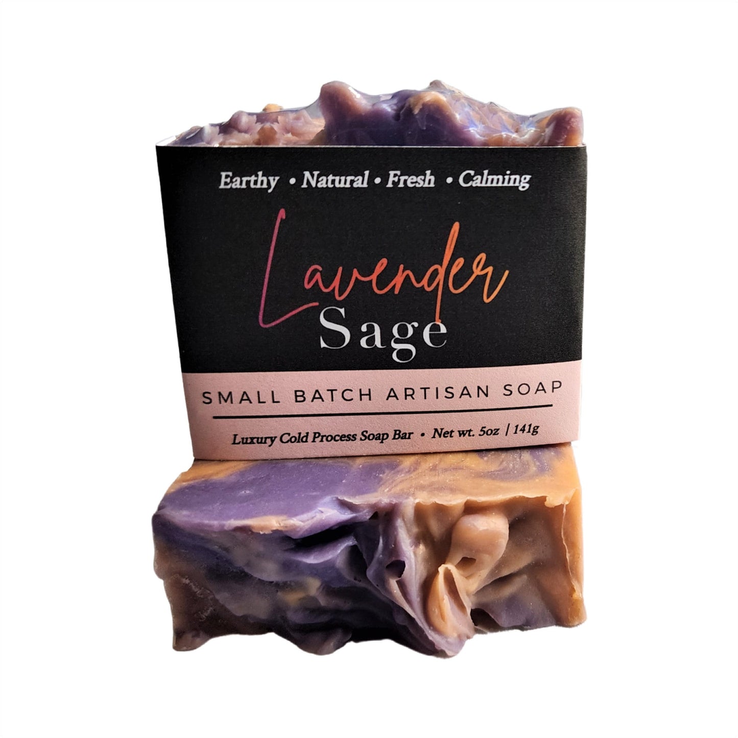 🌿 Lavender Sage Soap – Handmade Vegan Soap