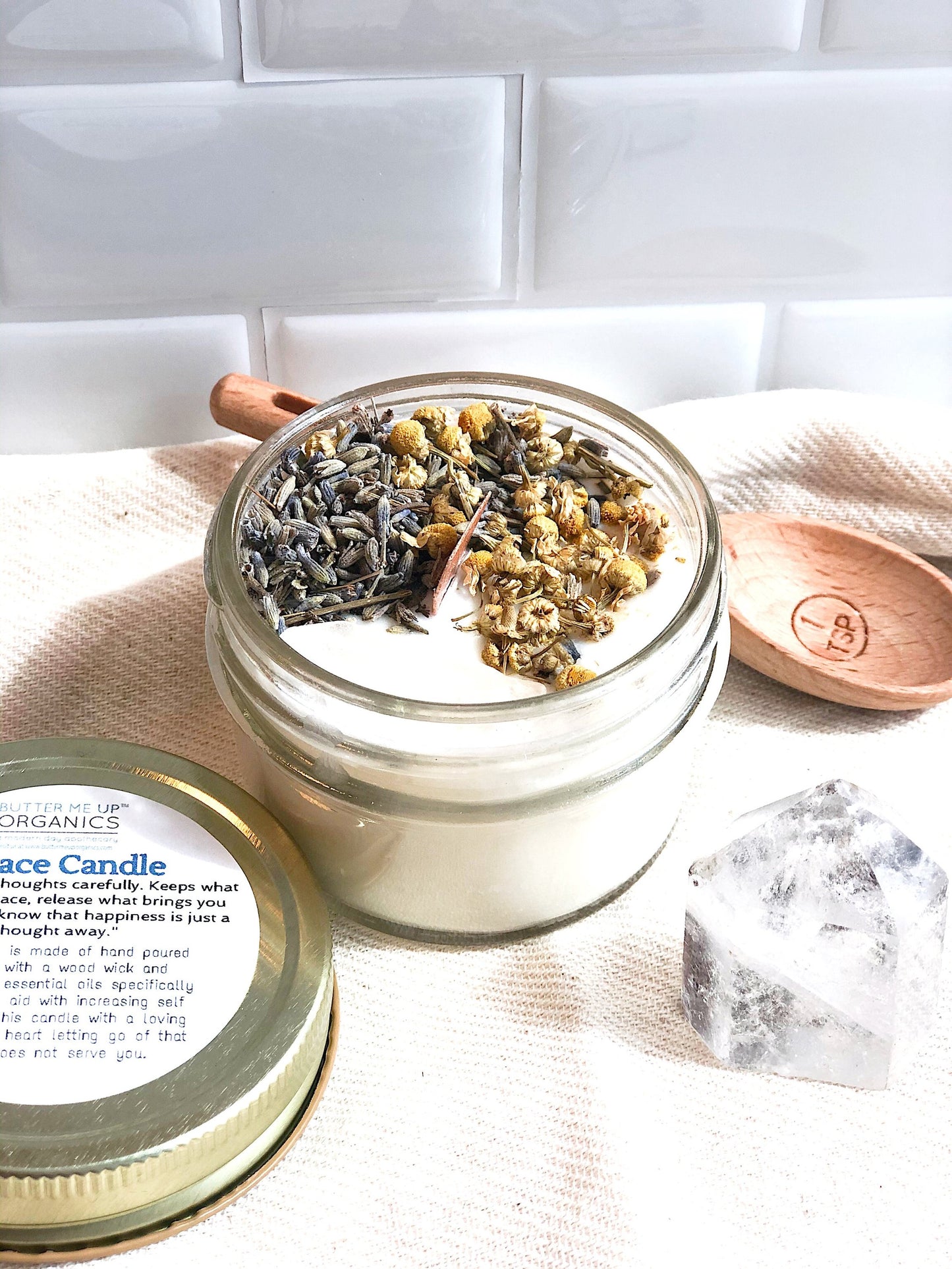 Peace Candle – Serenity & Intention Soy Wax Ritual Candle