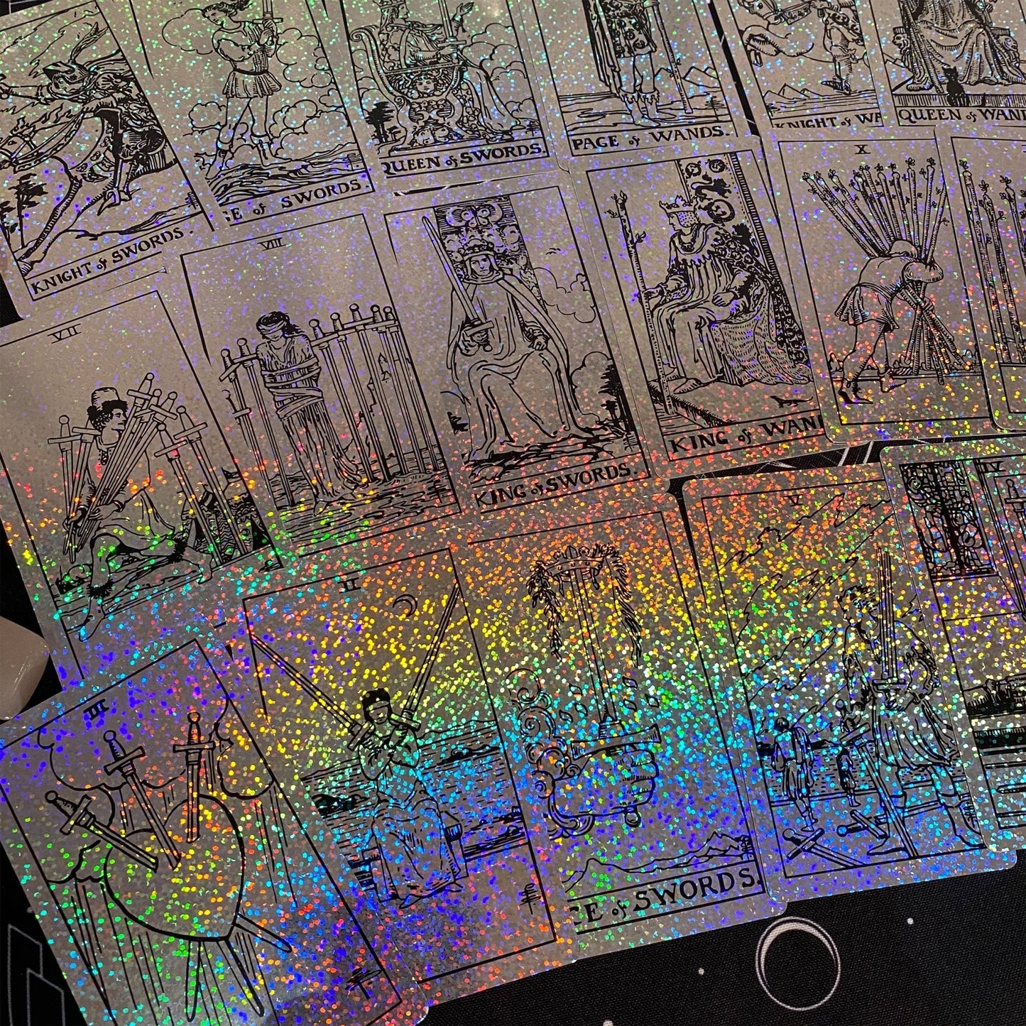 ✨ Rider Waite Holographic Crystal Foil Tarot Deck ✨